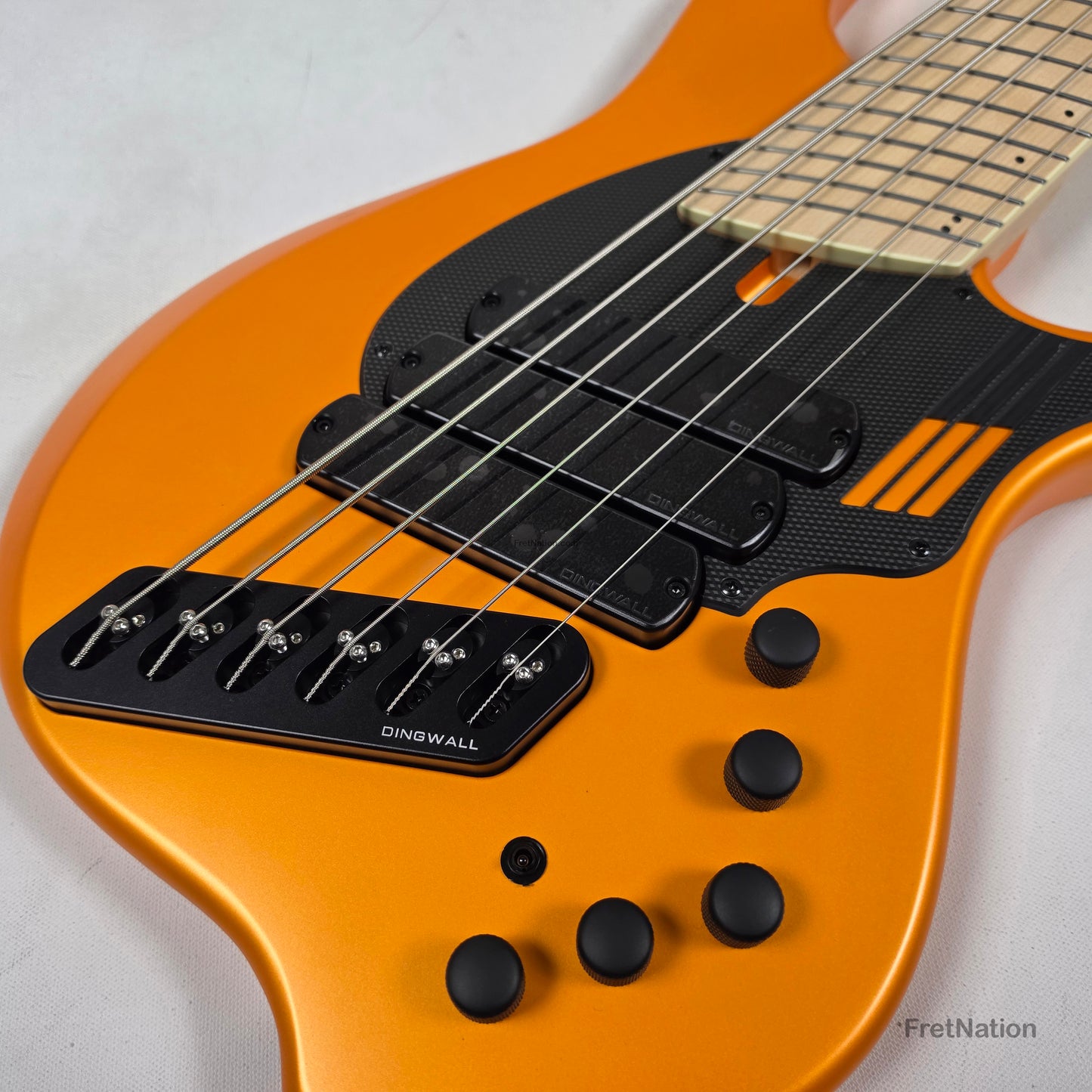 Dingwall Dingwall NG3 6-String Matte Lamborghini Orange Bass w/ Bag 9.24lbs #20917