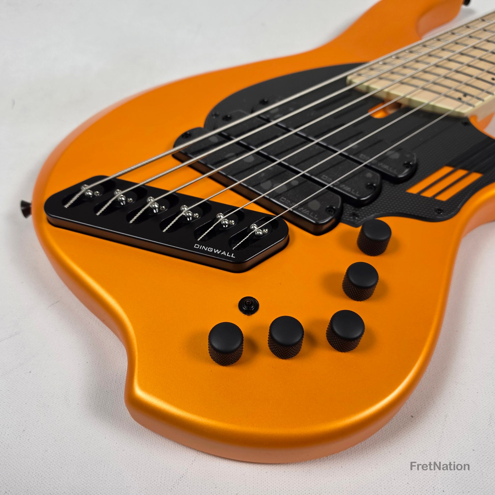 Dingwall Dingwall NG3 6-String Matte Lamborghini Orange Bass w/ Bag 9.24lbs #20917