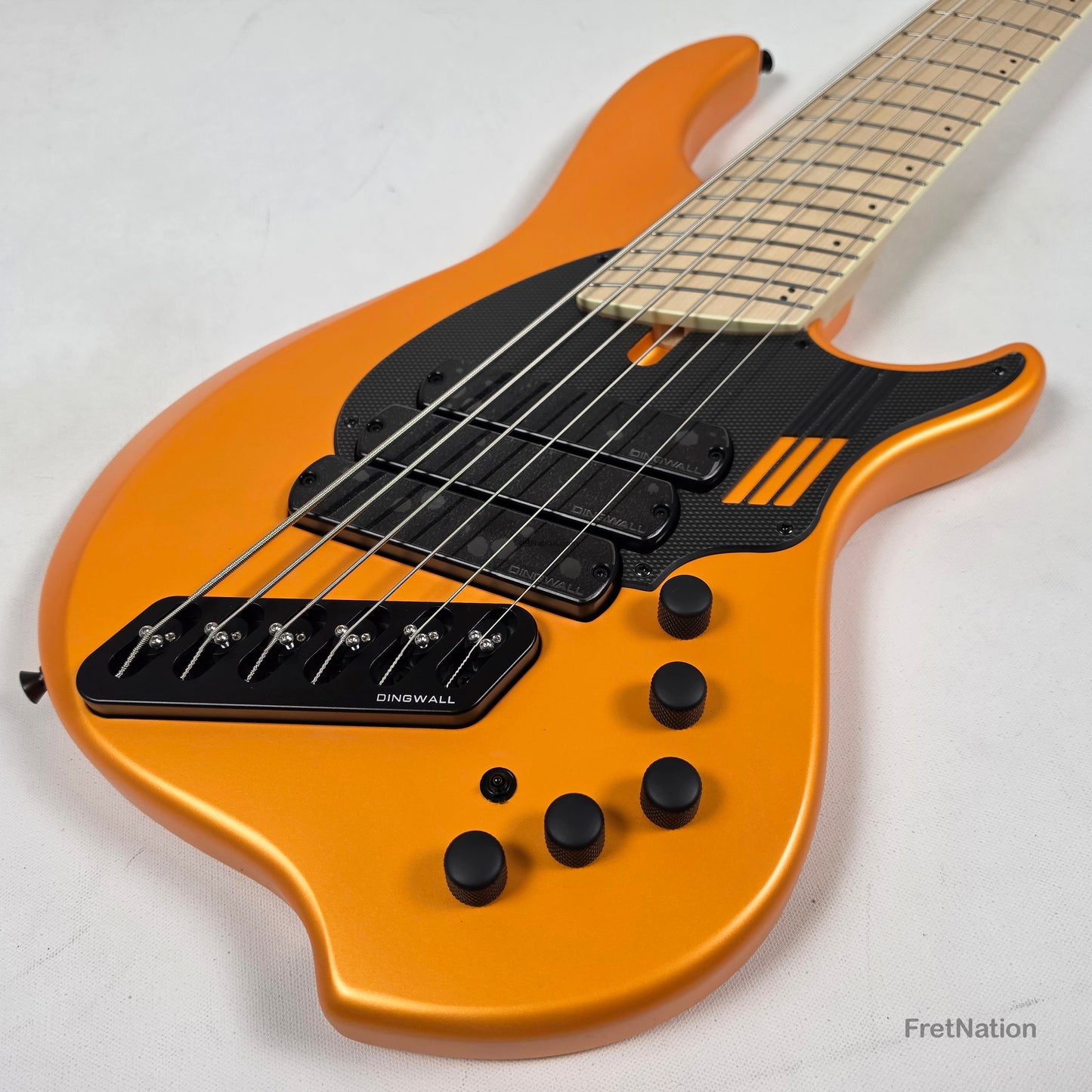 Dingwall Dingwall NG3 6-String Matte Lamborghini Orange Bass w/ Bag 9.24lbs #20917