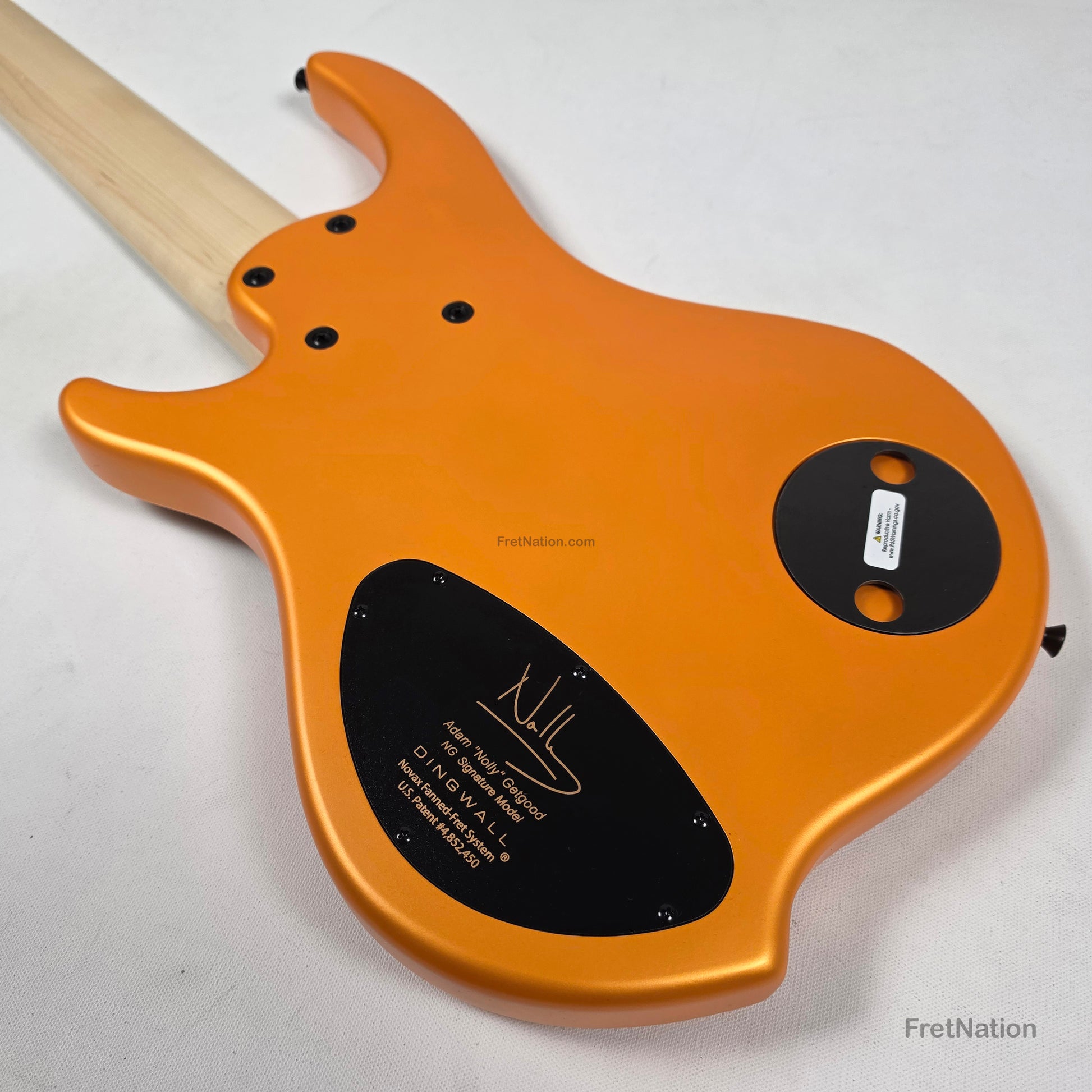 Dingwall Dingwall NG3 6-String Matte Lamborghini Orange Bass w/ Bag 9.54lbs #21024