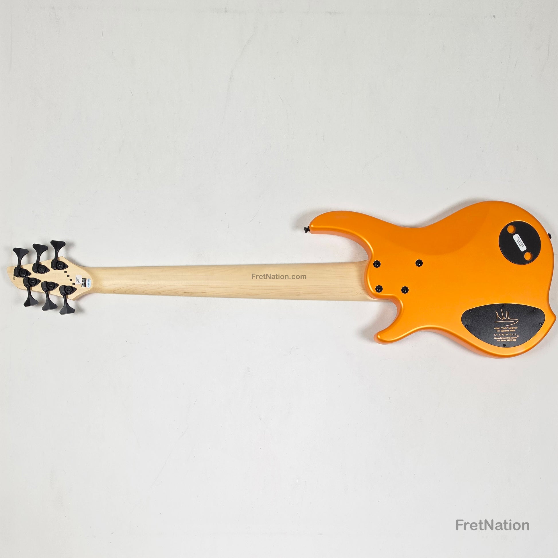 Dingwall Dingwall NG3 6-String Matte Lamborghini Orange Bass w/ Bag 9.54lbs #21024