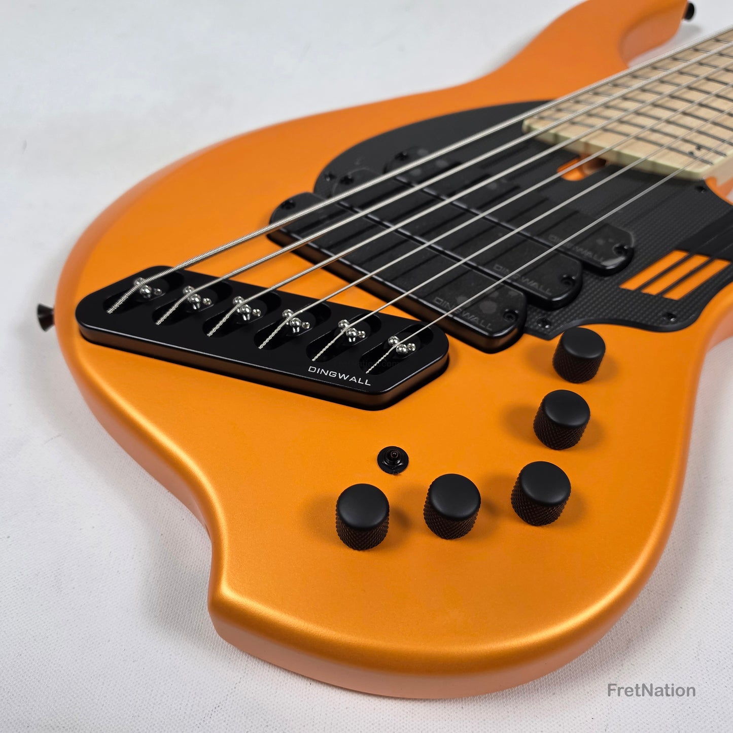 Dingwall Dingwall NG3 6-String Matte Lamborghini Orange Bass w/ Bag 9.54lbs #21024