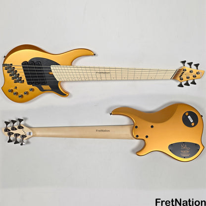 Dingwall Dingwall NG3 6-String Matte Gold Metallic Bass w/ Bag 9.48lbs #16163