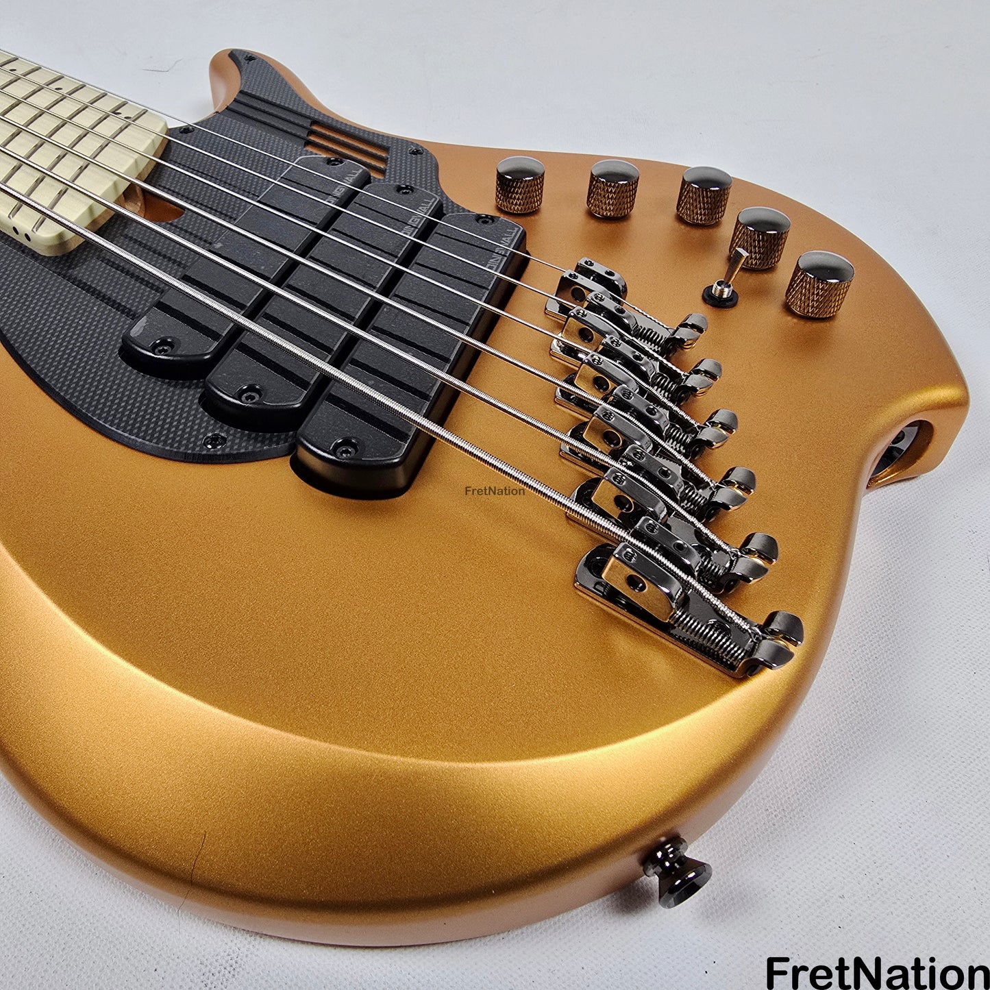 Dingwall Dingwall NG3 6-String Matte Gold Metallic Bass w/ Bag 9.48lbs #16163