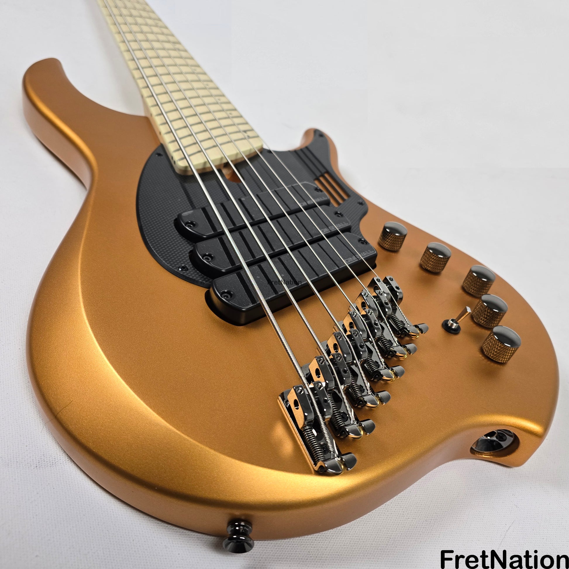 Dingwall Dingwall NG3 6-String Matte Gold Metallic Bass w/ Bag 9.48lbs #16163