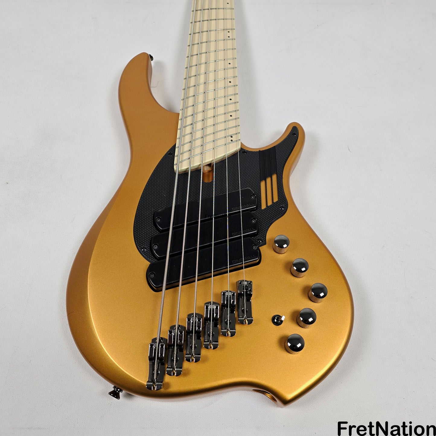 Dingwall Dingwall NG3 6-String Matte Gold Metallic Bass w/ Bag 9.48lbs #16163