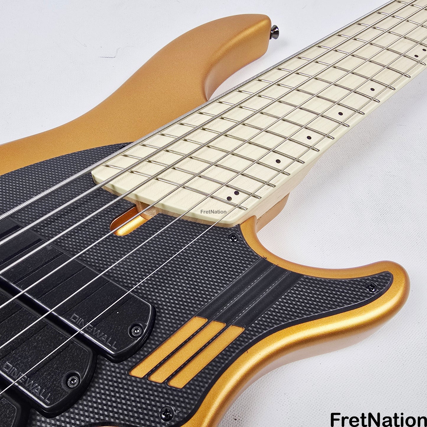 Dingwall Dingwall NG3 6-String Matte Gold Metallic Bass w/ Bag 9.48lbs #16163