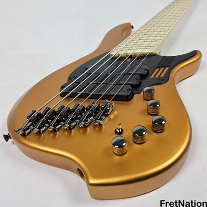 Dingwall Dingwall NG3 6-String Matte Gold Metallic Bass w/ Bag 9.48lbs #16163