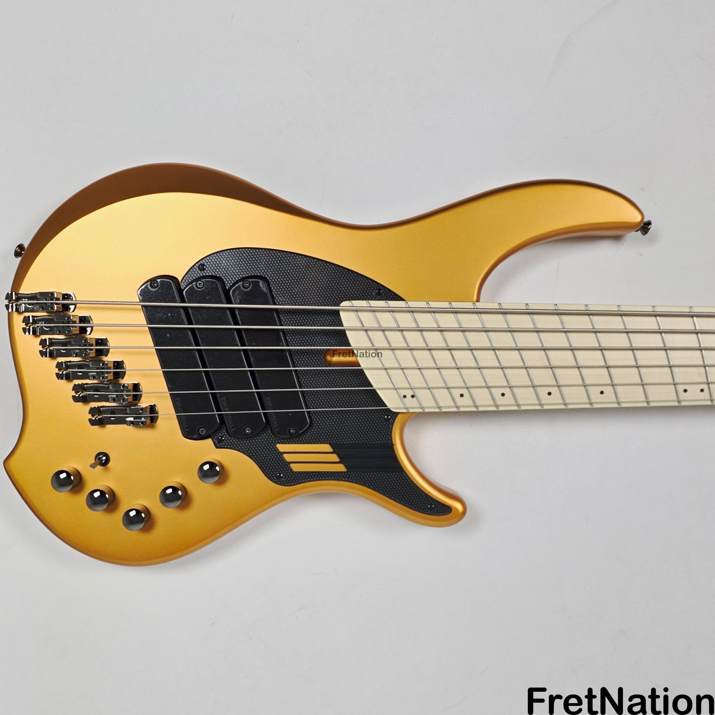 Dingwall Dingwall NG3 6-String Matte Gold Metallic Bass w/ Bag 9.48lbs #16163