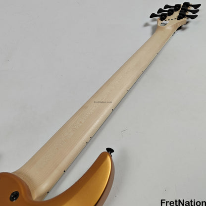 Dingwall Dingwall NG3 6-String Matte Gold Metallic Bass 9.48lbs #16163 - UPGRADED