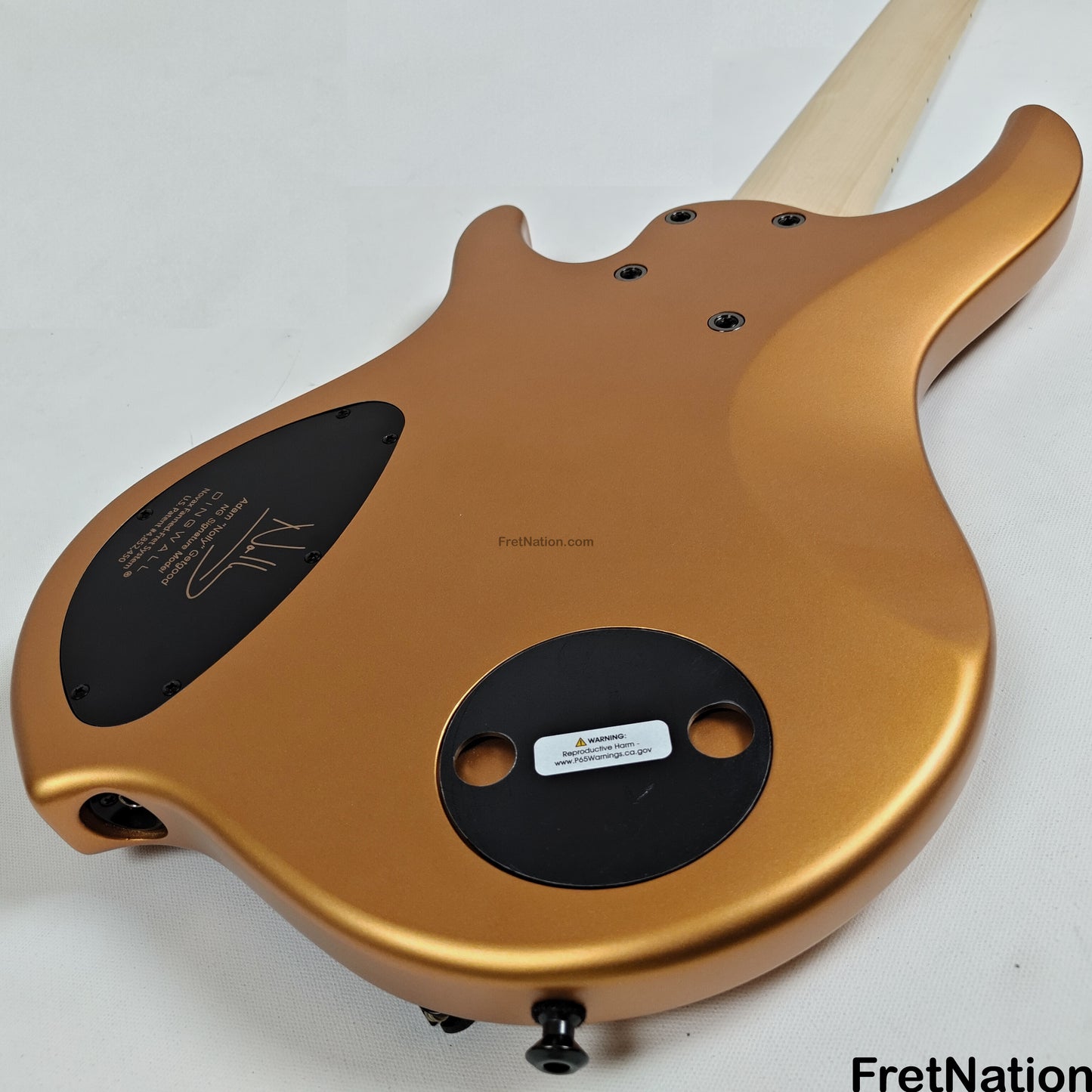 Dingwall Dingwall NG3 6-String Matte Gold Metallic Bass 9.48lbs #16163 - UPGRADED