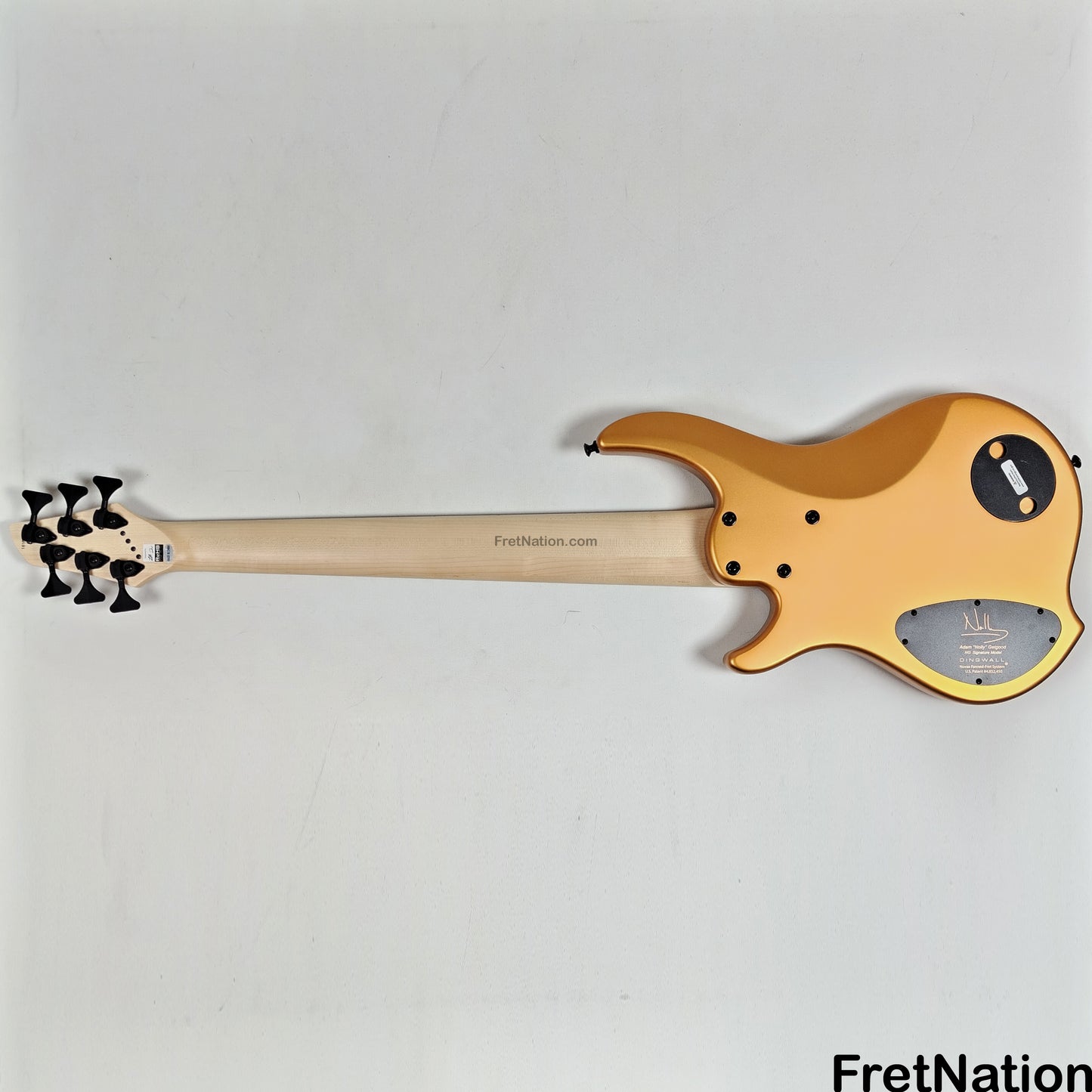 Dingwall Dingwall NG3 6-String Matte Gold Metallic Bass 9.48lbs #16163 - UPGRADED