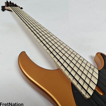 Dingwall Dingwall NG3 6-String Matte Gold Metallic Bass 9.48lbs #16163 - UPGRADED