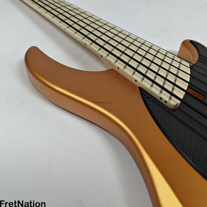 Dingwall Dingwall NG3 6-String Matte Gold Metallic Bass 9.48lbs #16163 - UPGRADED