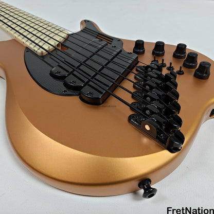 Dingwall Dingwall NG3 6-String Matte Gold Metallic Bass 9.48lbs #16163 - UPGRADED