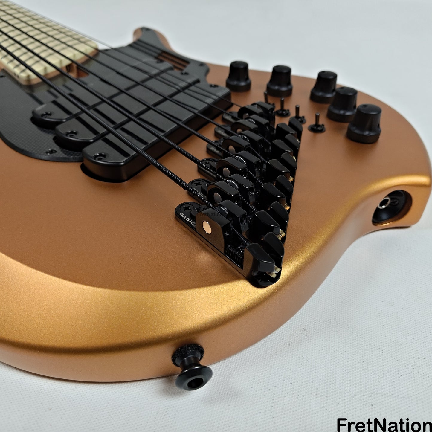 Dingwall Dingwall NG3 6-String Matte Gold Metallic Bass 9.48lbs #16163 - UPGRADED