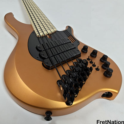 Dingwall Dingwall NG3 6-String Matte Gold Metallic Bass 9.48lbs #16163 - UPGRADED