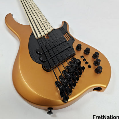 Dingwall Dingwall NG3 6-String Matte Gold Metallic Bass 9.48lbs #16163 - UPGRADED