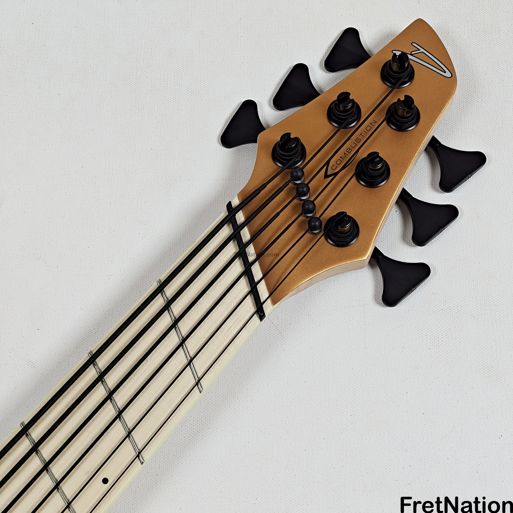 Dingwall Dingwall NG3 6-String Matte Gold Metallic Bass 9.48lbs #16163 - UPGRADED