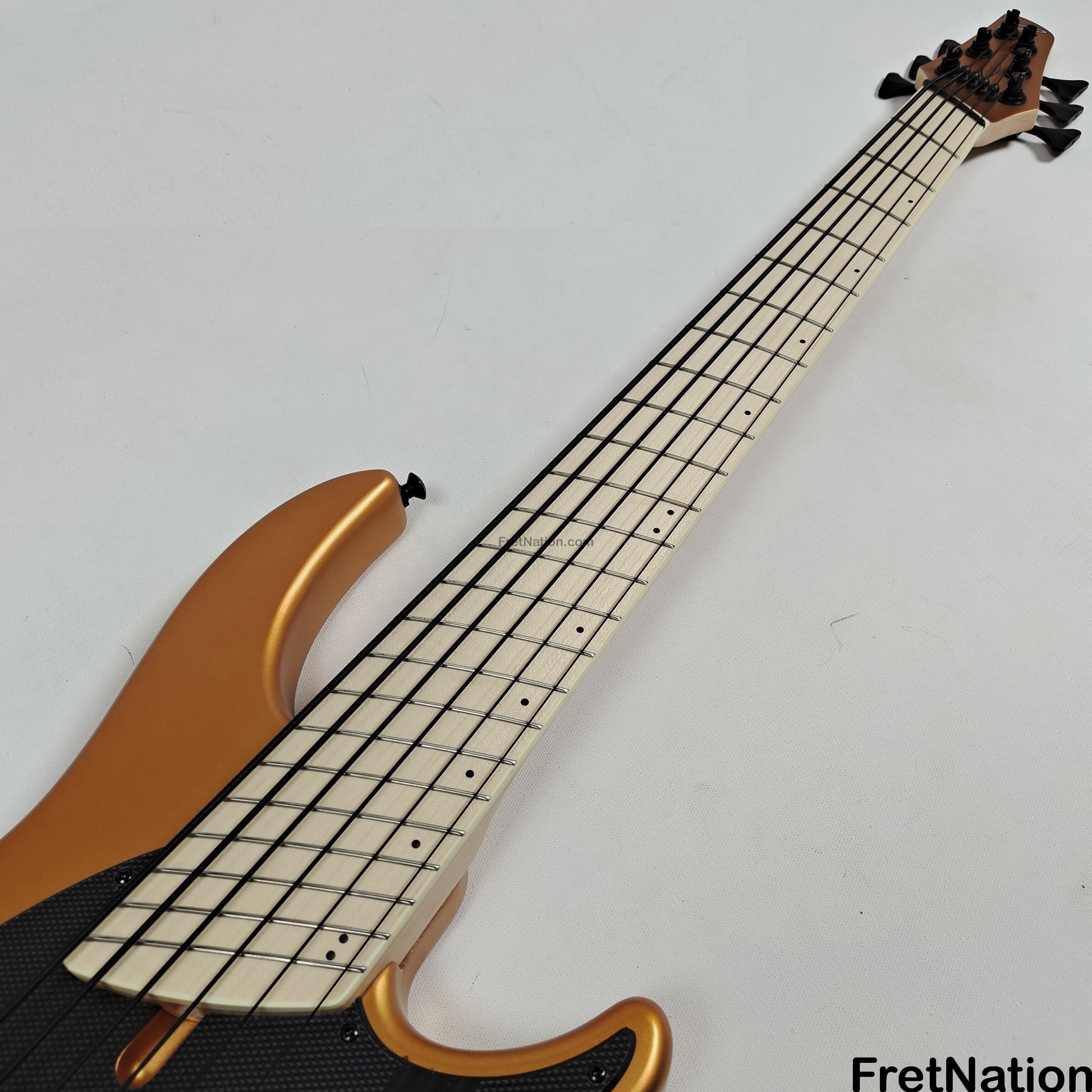 Dingwall Dingwall NG3 6-String Matte Gold Metallic Bass 9.48lbs #16163 - UPGRADED