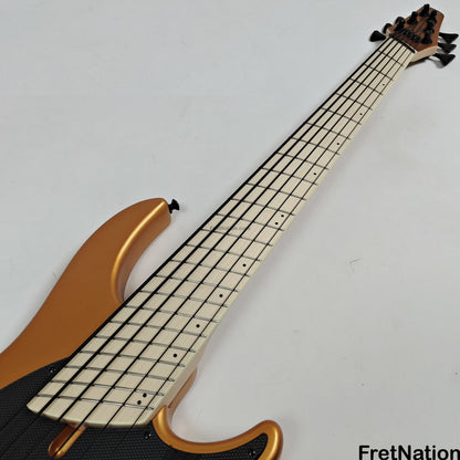 Dingwall Dingwall NG3 6-String Matte Gold Metallic Bass 9.48lbs #16163 - UPGRADED