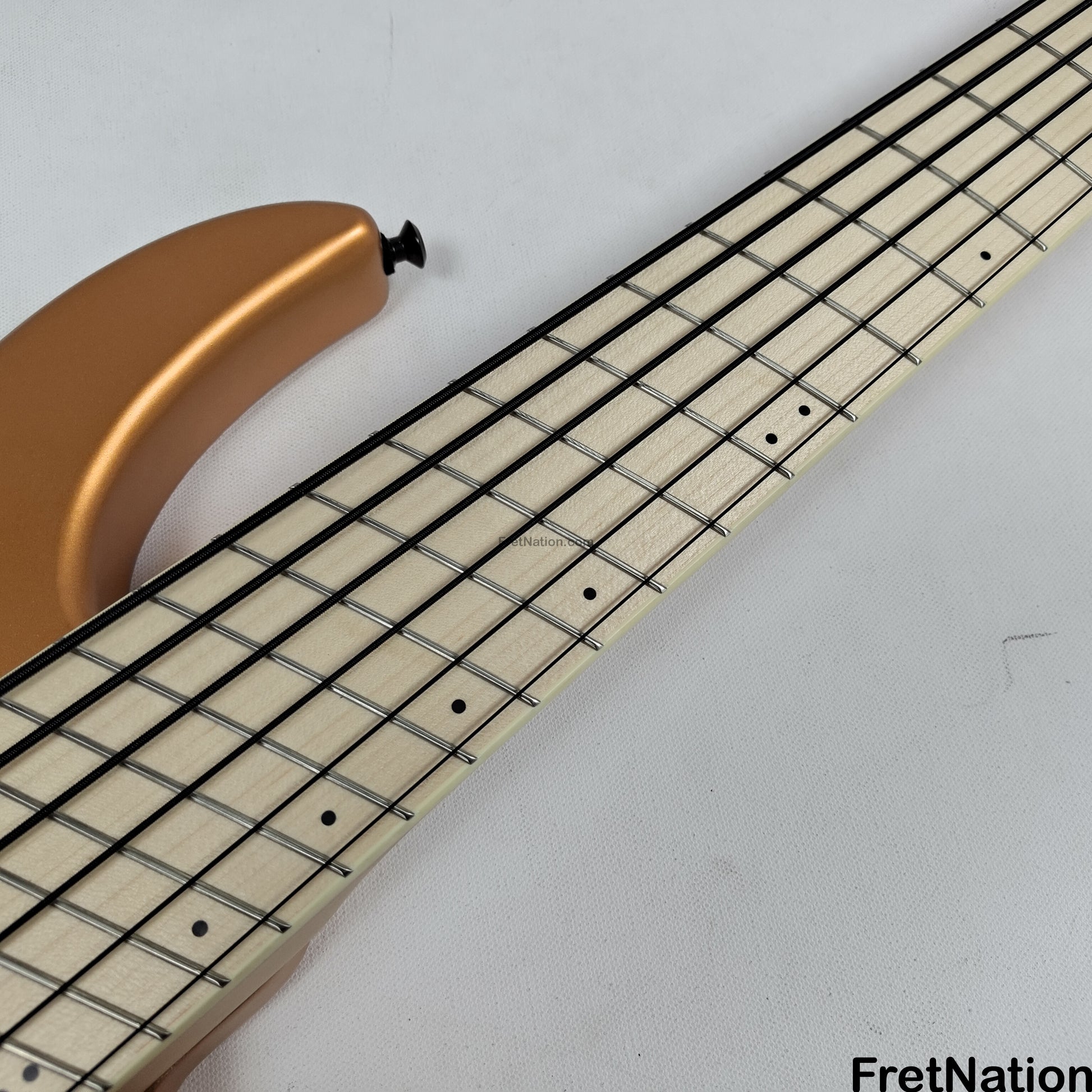 Dingwall Dingwall NG3 6-String Matte Gold Metallic Bass 9.48lbs #16163 - UPGRADED