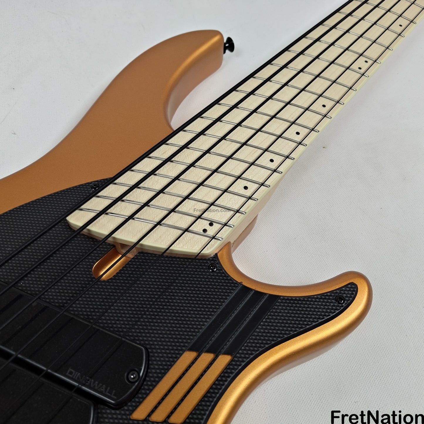 Dingwall Dingwall NG3 6-String Matte Gold Metallic Bass 9.48lbs #16163 - UPGRADED