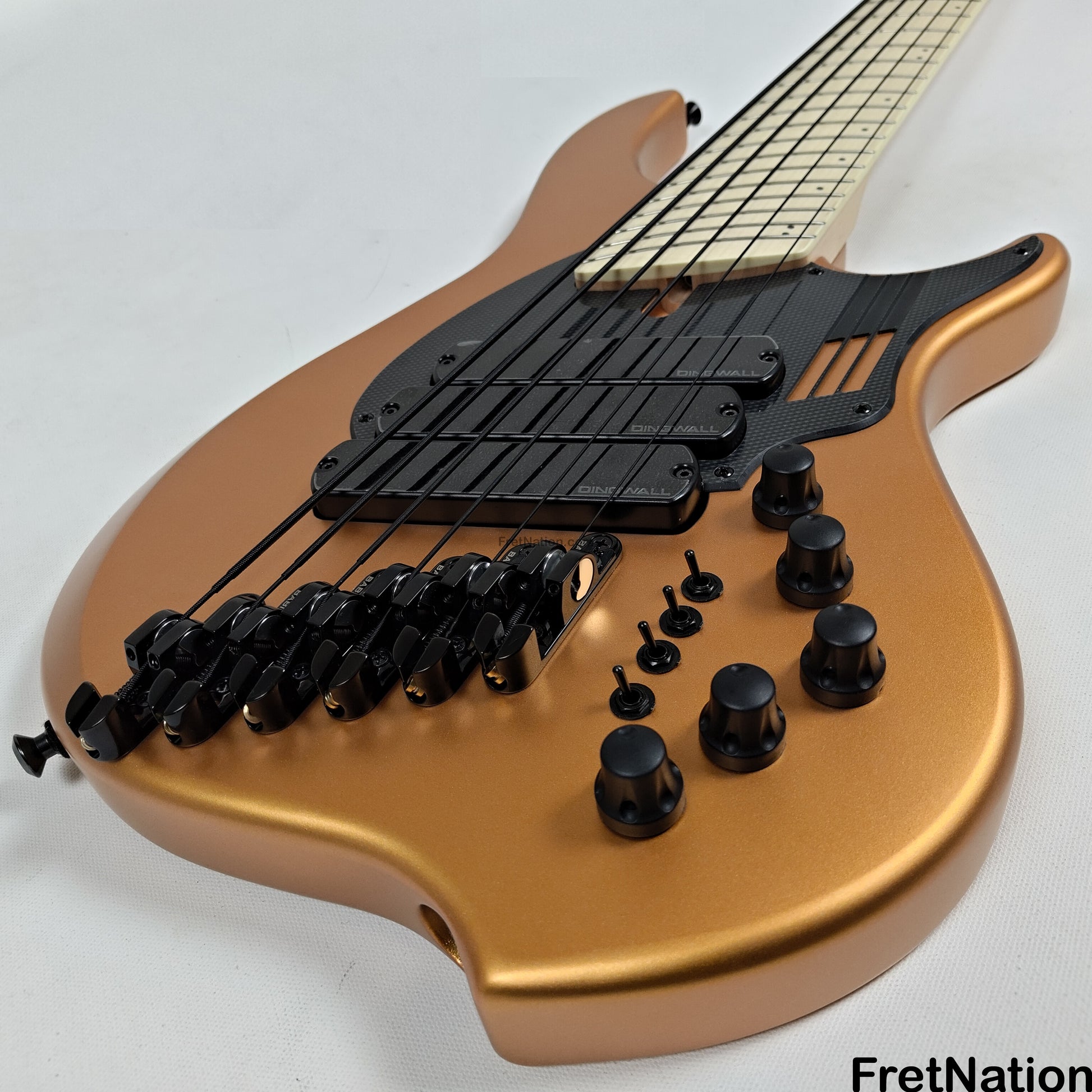 Dingwall Dingwall NG3 6-String Matte Gold Metallic Bass 9.48lbs #16163 - UPGRADED