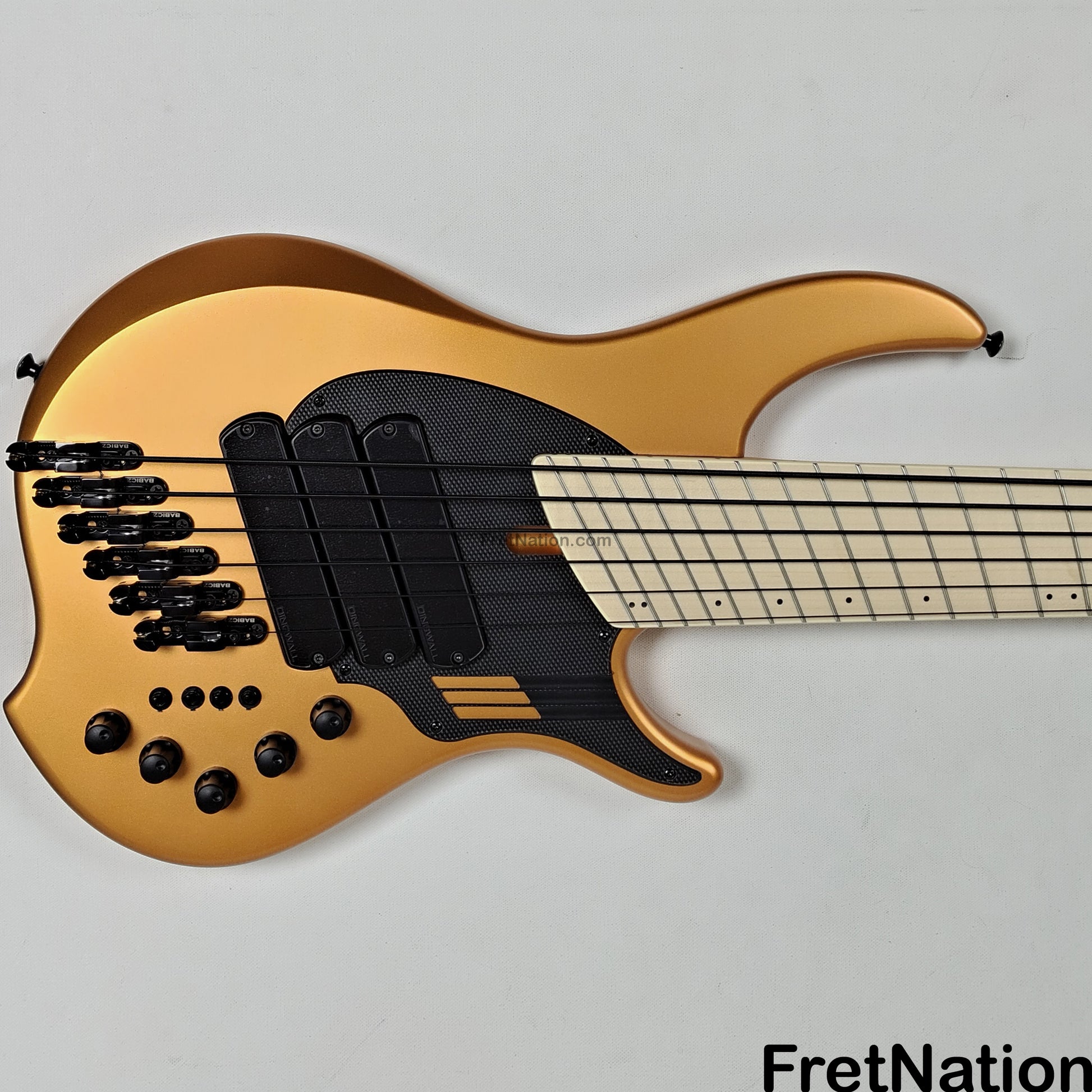 Dingwall Dingwall NG3 6-String Matte Gold Metallic Bass 9.48lbs #16163 - UPGRADED