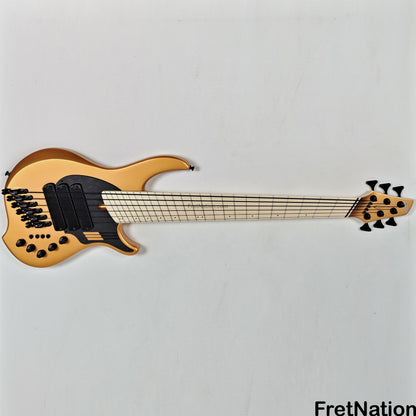 Dingwall Dingwall NG3 6-String Matte Gold Metallic Bass 9.48lbs #16163 - UPGRADED