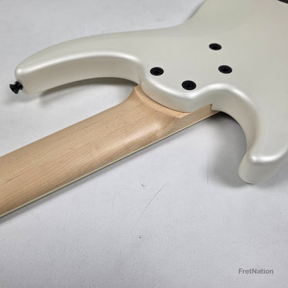 Dingwall NG3 5-String Ducati White Fanned Fret Multi-Scale - 9.06lbs #21063