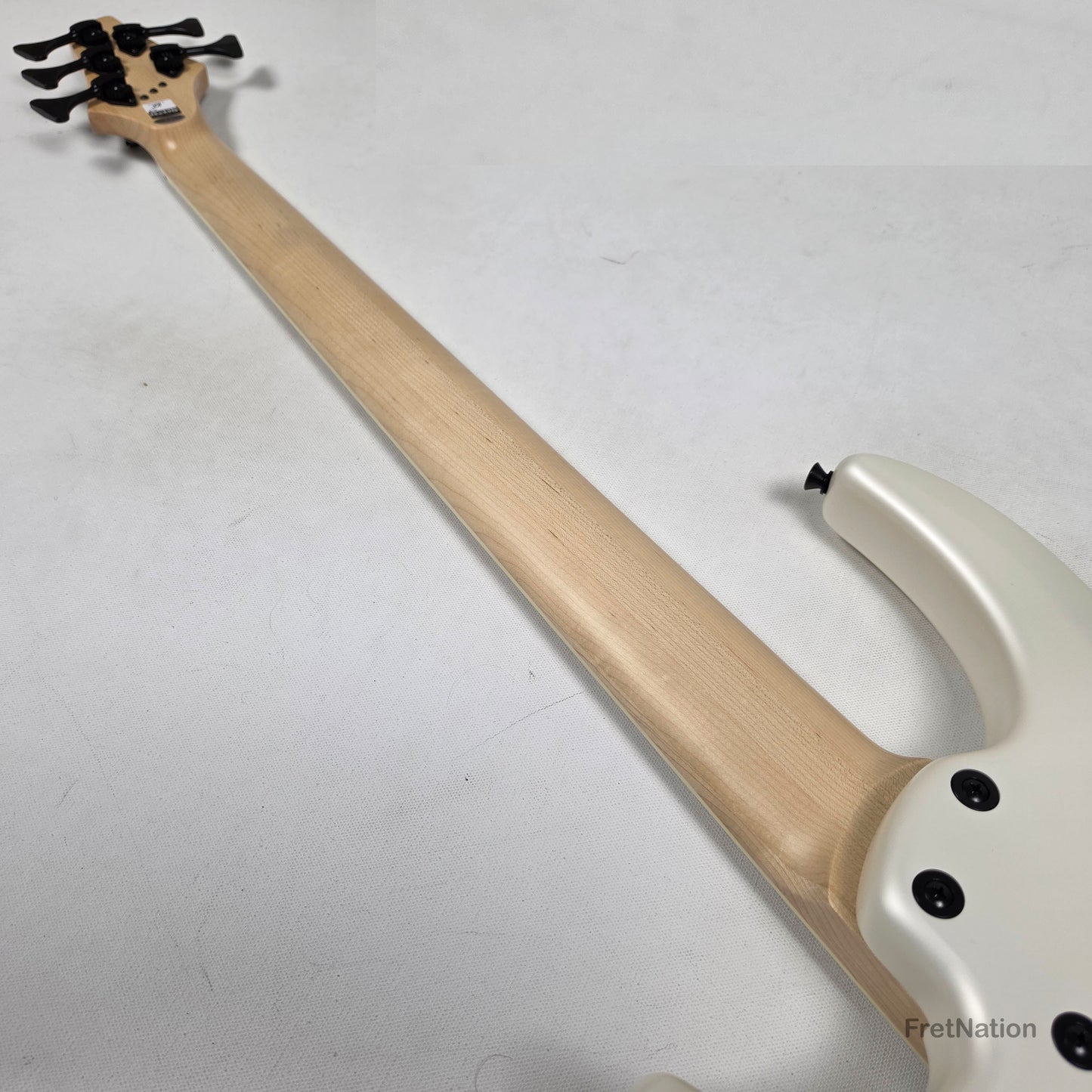 Dingwall NG3 5-String Ducati White Fanned Fret Multi-Scale - 9.06lbs #21063