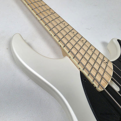 Dingwall NG3 5-String Ducati White Fanned Fret Multi-Scale - 9.06lbs #21063