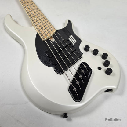 Dingwall NG3 5-String Ducati White Fanned Fret Multi-Scale - 9.06lbs #21063