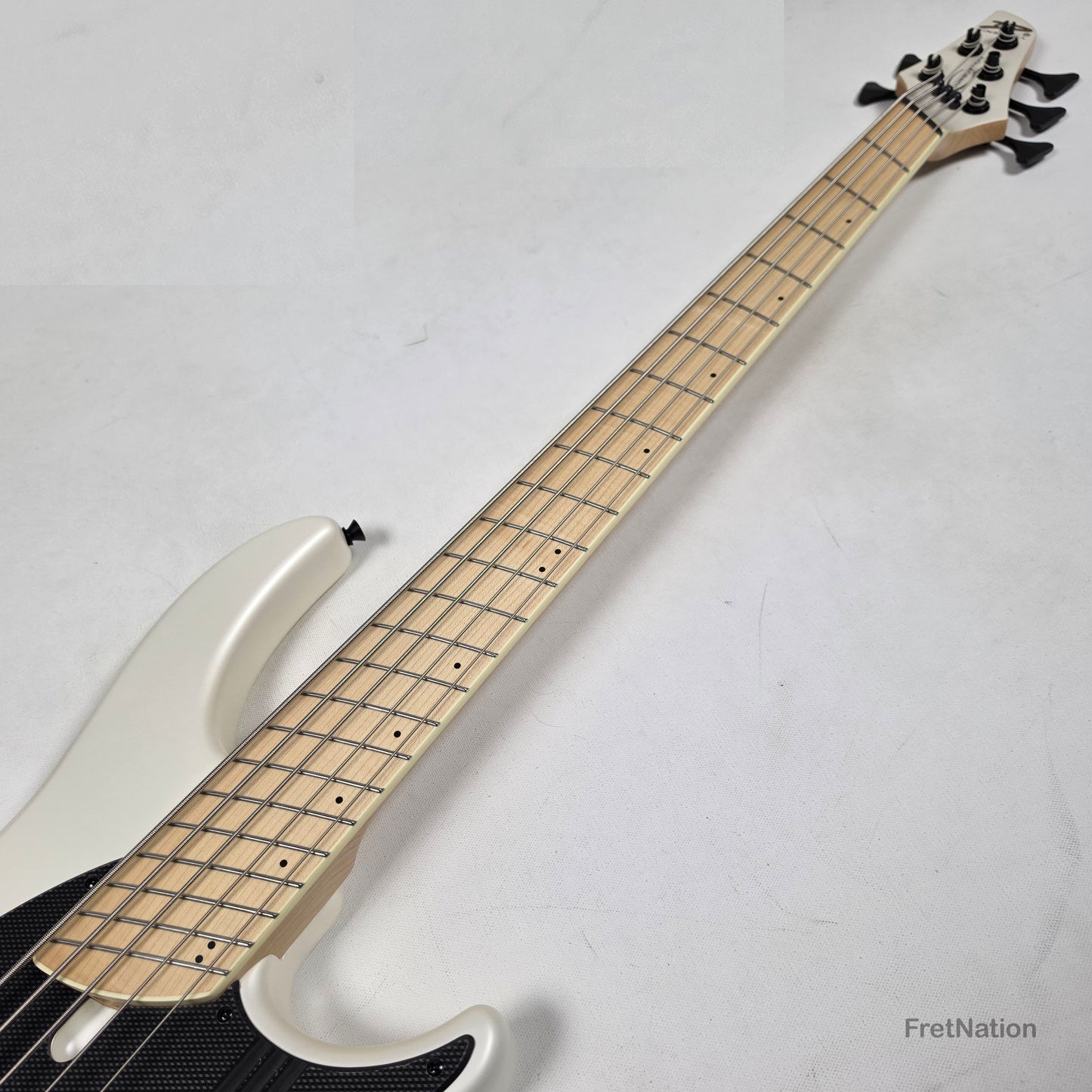 Dingwall NG3 5-String Ducati White Fanned Fret Multi-Scale - 9.06lbs #21063