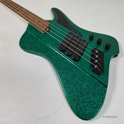 Dingwall D-Roc Standard 4-String Aqua Marine Metal Flake - 9.54lbs #18572