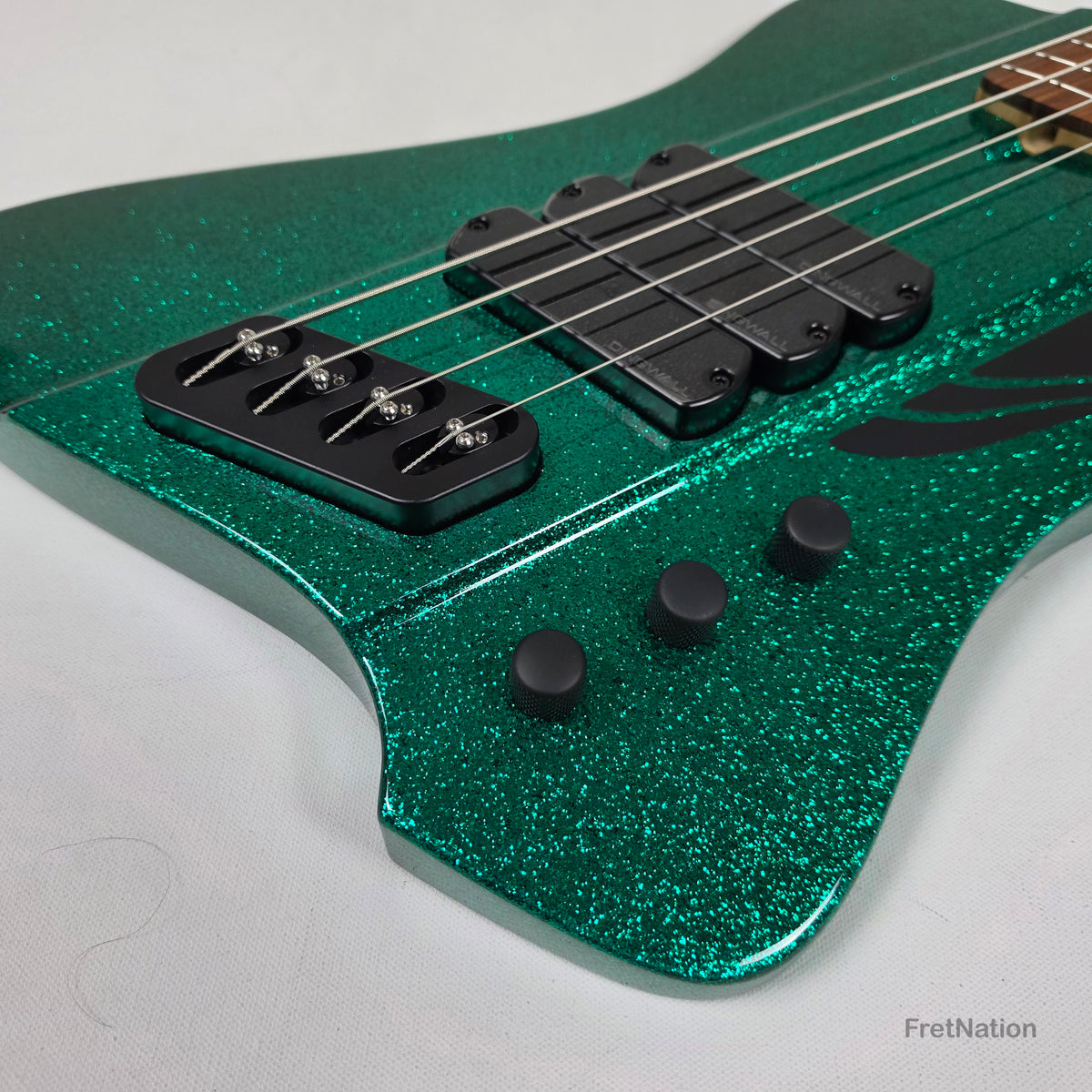 Dingwall D-Roc Standard 4-String Aqua Marine Metal Flake - 9.54lbs #18572