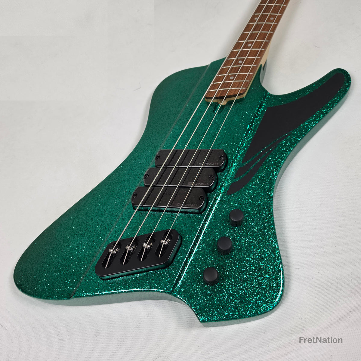 Dingwall D-Roc Standard 4-String Aqua Marine Metal Flake - 9.54lbs #18572