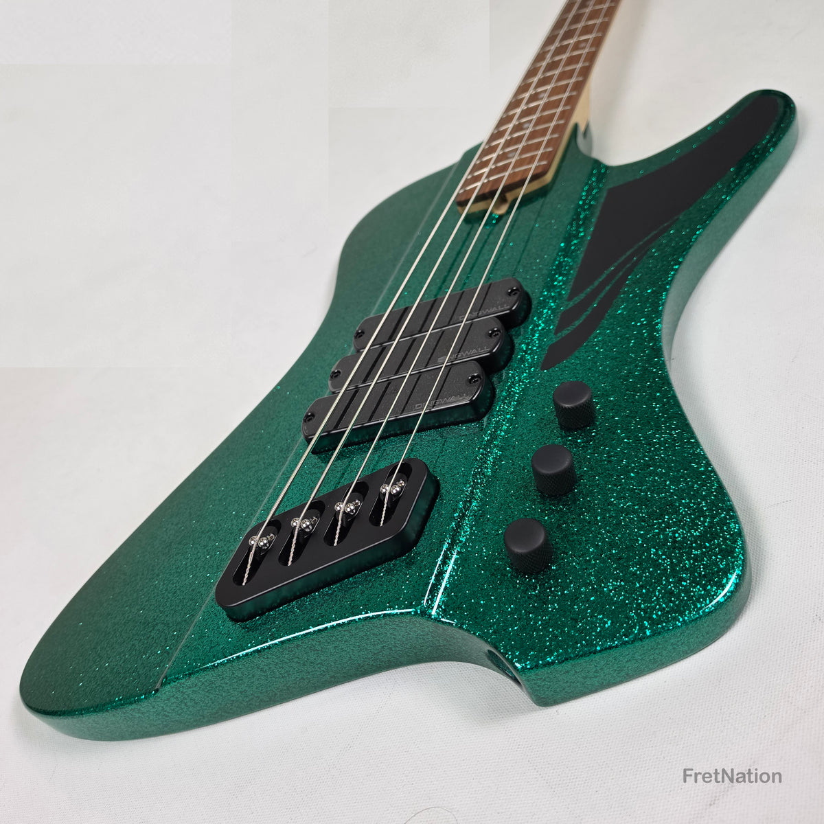 Dingwall D-Roc Standard 4-String Aqua Marine Metal Flake - 9.54lbs #18572