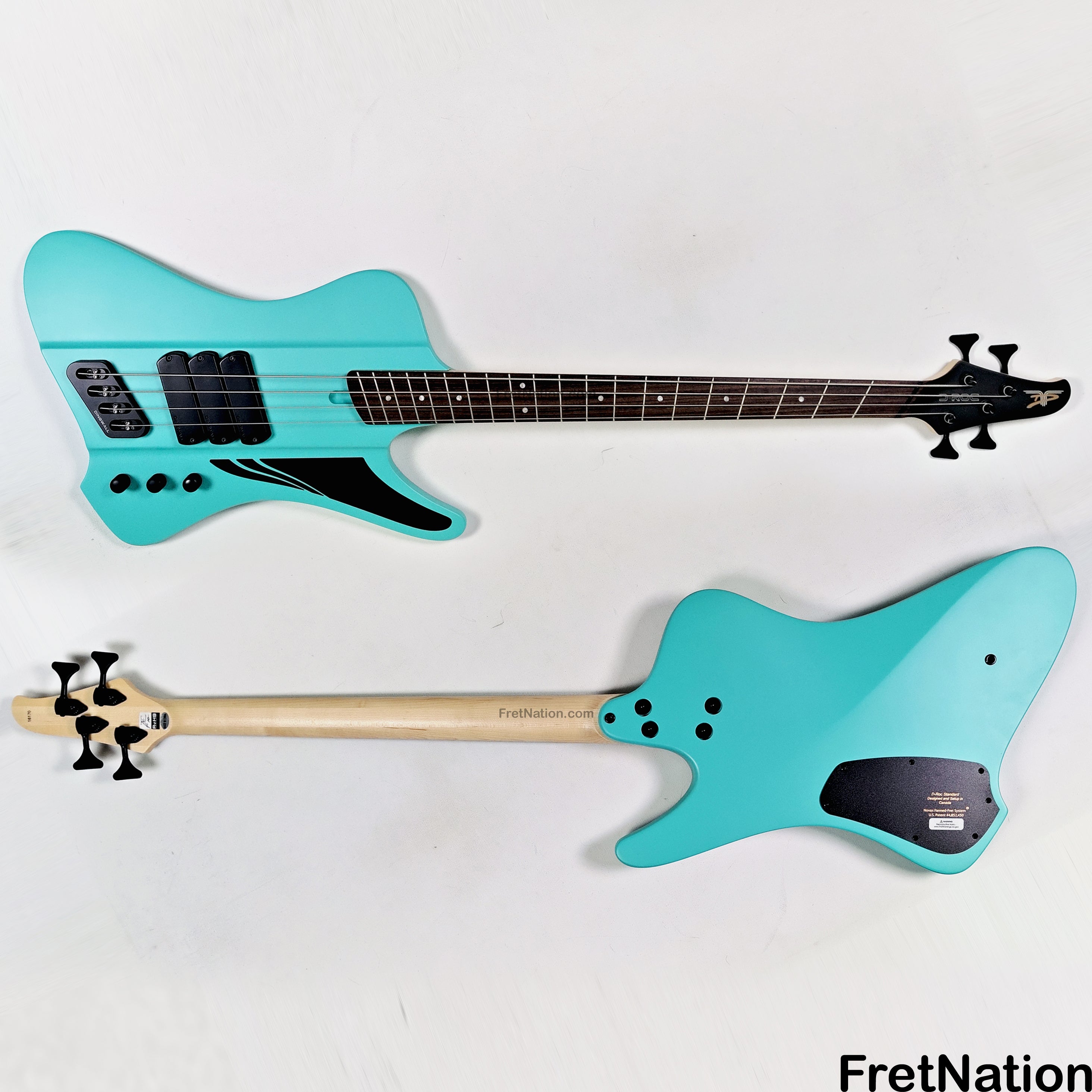 Dingwall D-Roc Standard 4-String Matte Celestial Blue - 9.02lbs