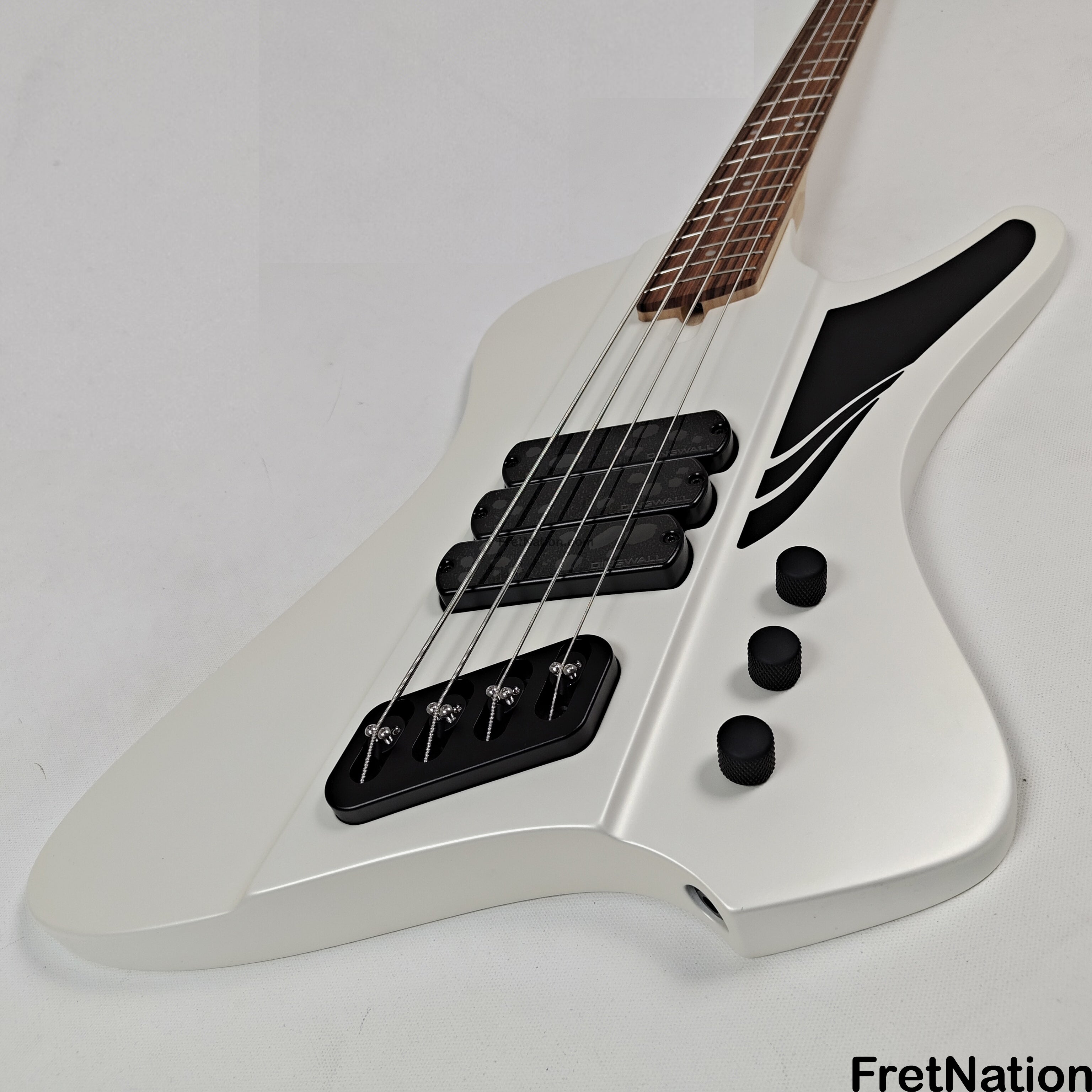 Dingwall D-Roc Standard 4-String Ducati White - 9.84lbs