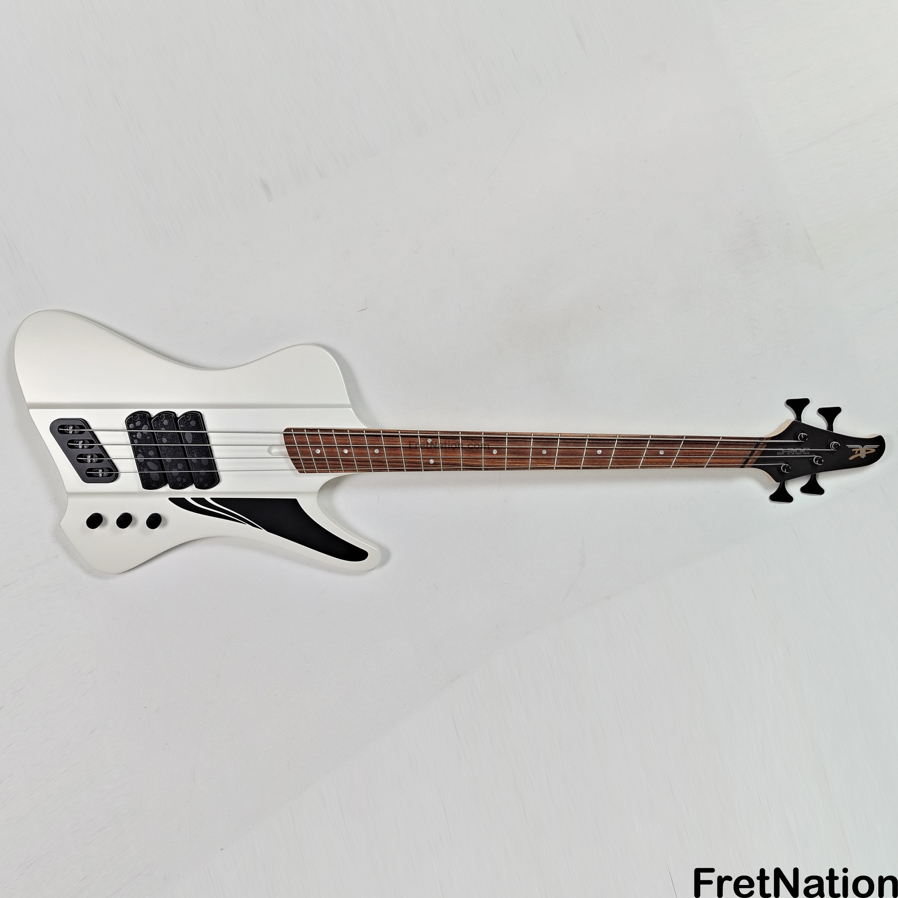 Dingwall D-Roc Standard 4-String Ducati White - 9.84lbs #18969