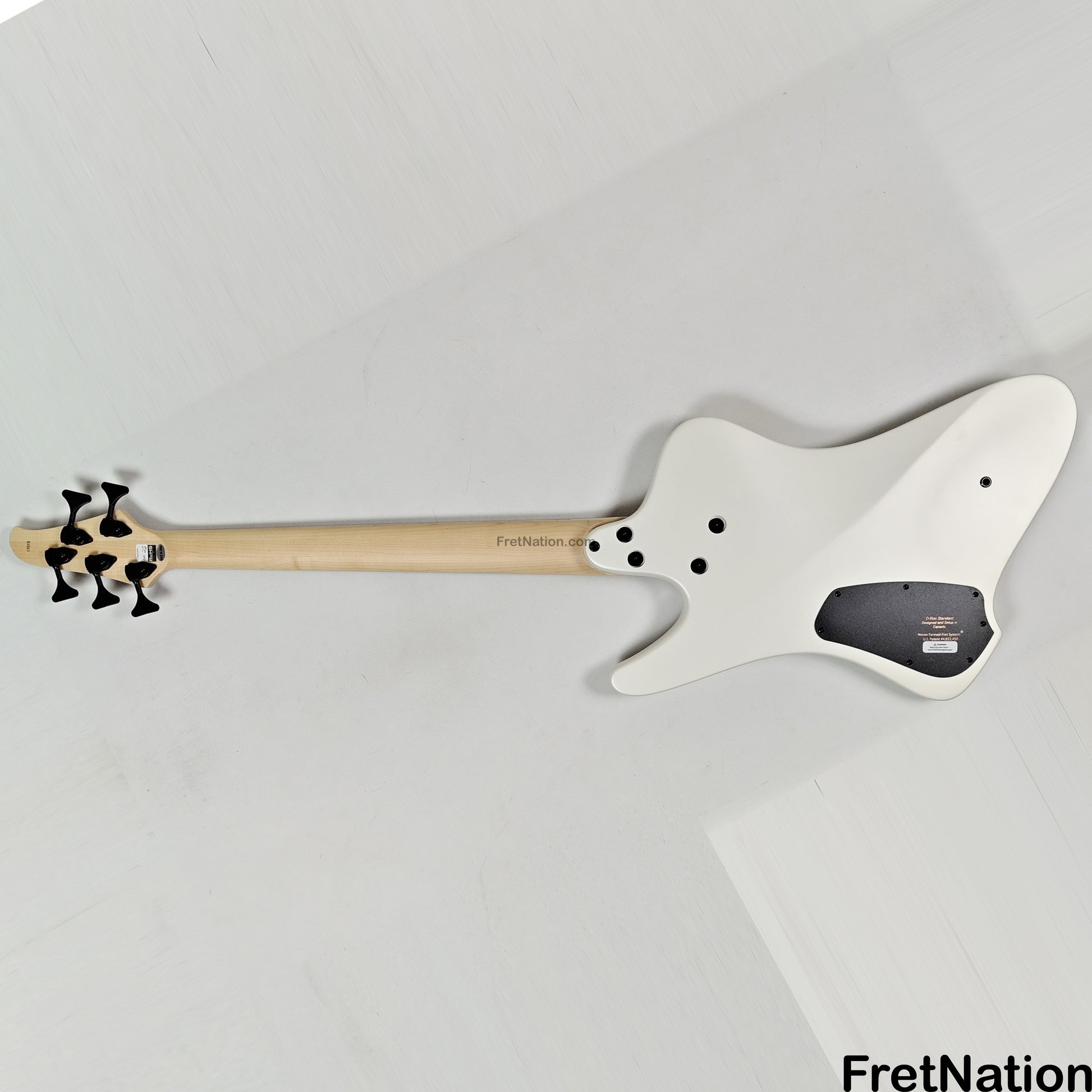 Dingwall Dingwall D-Roc Standard 5-String Ducati White - 11.08lbs #17015