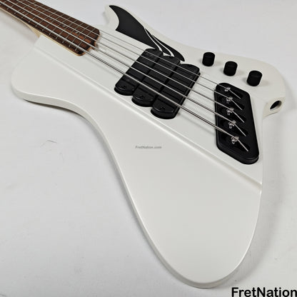 Dingwall Dingwall D-Roc Standard 5-String Ducati White - 11.08lbs #17015