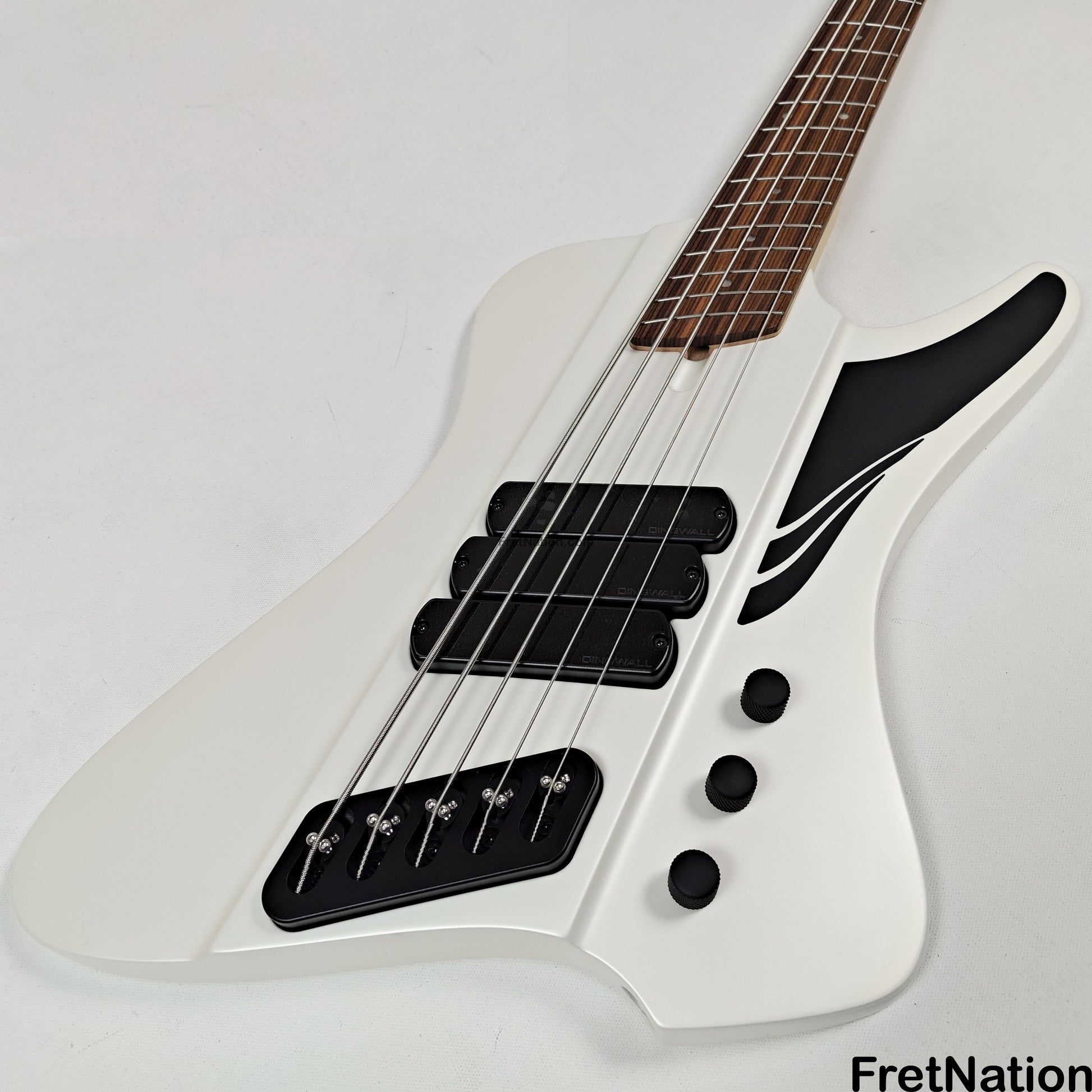Dingwall Dingwall D-Roc Standard 5-String Ducati White - 11.08lbs #17015