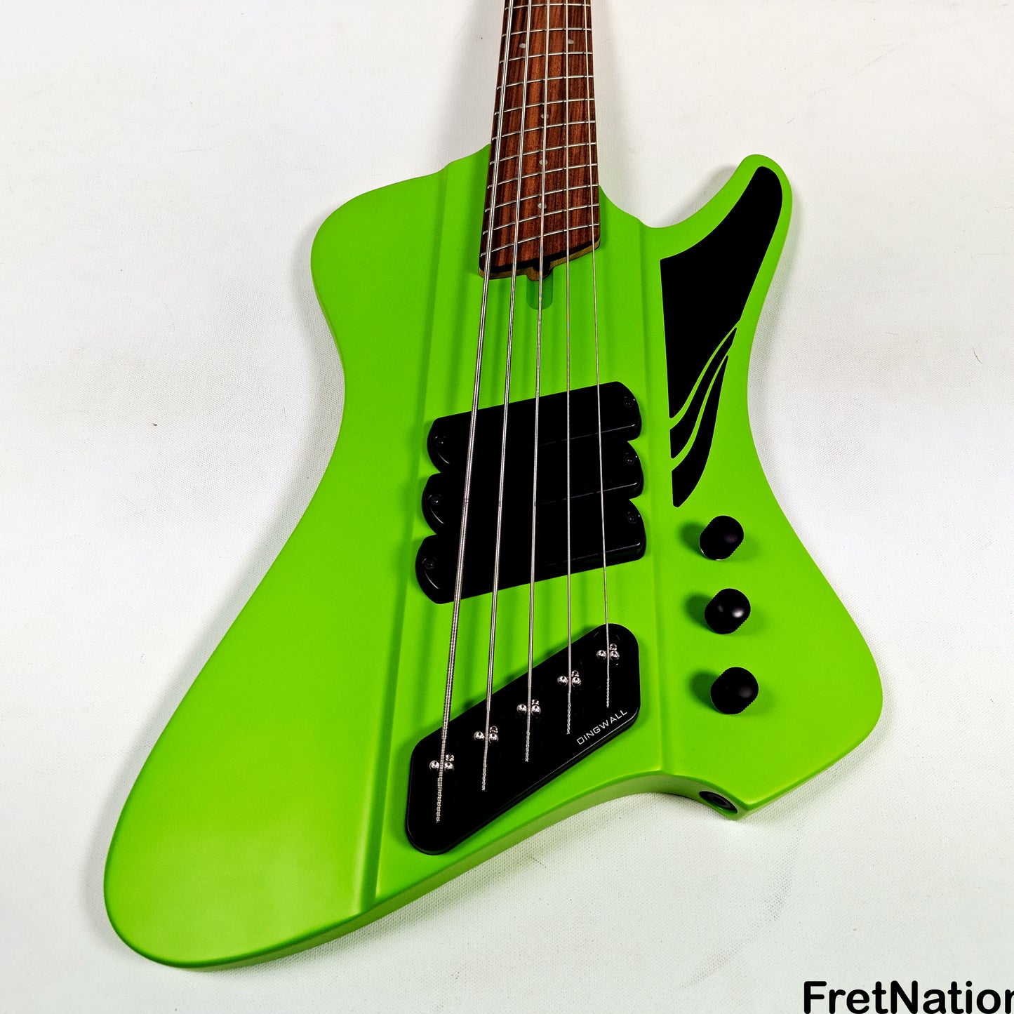 Dingwall Dingwall D-Roc Standard 5-String Matte Ferrari Green - 8.90lbs #16169
