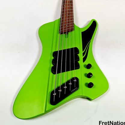 Dingwall Dingwall D-Roc Standard 5-String Matte Ferrari Green - 8.90lbs #16169