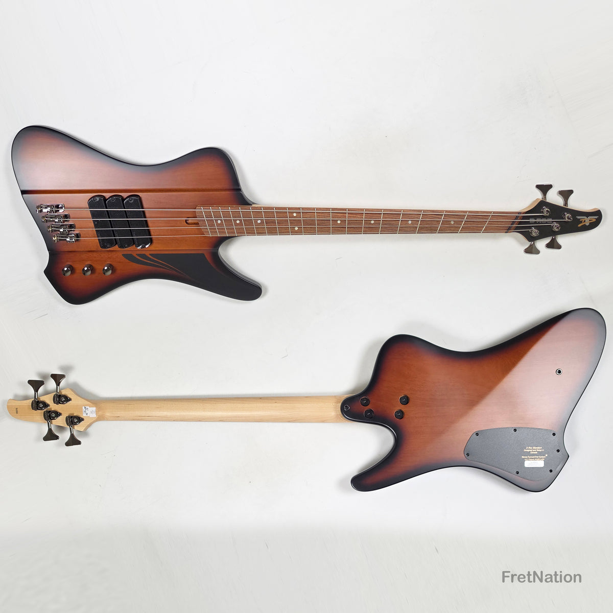 Dingwall D-Roc Standard 4-String Matte Vintage Burst - 8.60lbs #18975