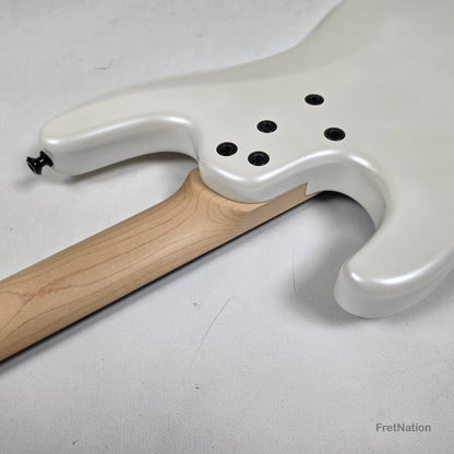 Dingwall SP1 4-String Gloss Ducati White Pearl Multi-Scale P-Bass - 7.94lbs IE251109152