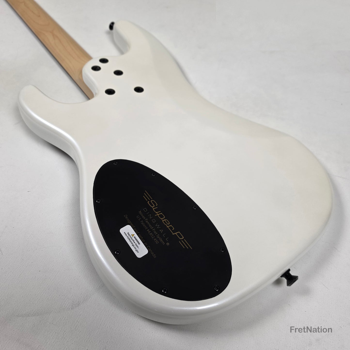 Dingwall SP1 4-String Gloss Ducati White Pearl Multi-Scale P-Bass - 7.94lbs IE251109152